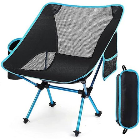 Campingstole 2022 Opgradering Ultralet Bærbar Klapstol Kompakte Rygsækstole til Udendørs Strand Græsplæne Vandreture Picnic Rejse Aluminium Ramme 