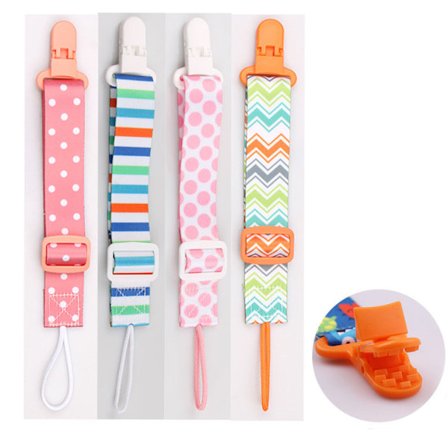 4-delt sutteholder til babyer - justerbar, strækbar, vaskbar sut