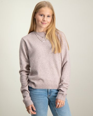 VERO MODA VMDOFFY LS O-NECK BLOUSE GA GIRL Rosa Trøjer Pige - Kids Brand Store