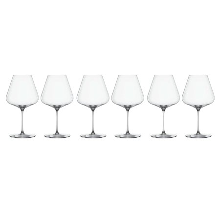 Spiegelau Definition Burgundy vinglass 6-pack' - 'Transparent
