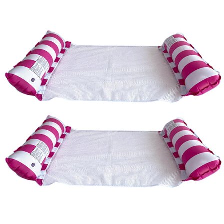 Pool Floats för Vuxna - Uppblåsbar Pool Float med Luftpump, 2022 Större Roliga Vattenleksaker som Poolstol, Poolhängmatta, Stol, Pool