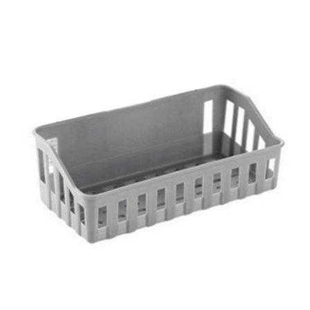 Badeværelseshylde Vægmonteret Multifunktionel Væghængende Toiletartikler Opbevaringskurv Stativ med Hul til Kosmetik Tandbørster