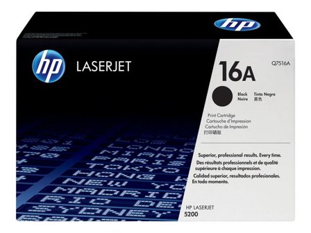 HP Toner Q7516A 16A 12K Svart - Lyreco - Toner och bläck - Tonerkassetter - Toner HP