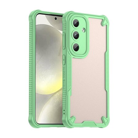 Samsung Galaxy S24 Ultra telefoncover, skridsikkert beskyttelsescover, grøn