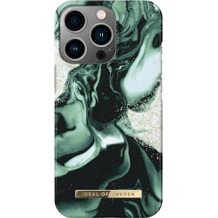 iDeal of Sweden fodral för iPhone 13 Pro (golden olive marble)