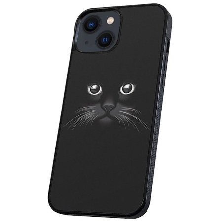iPhone 14 - Deksel/Mobildeksel Svart Katt