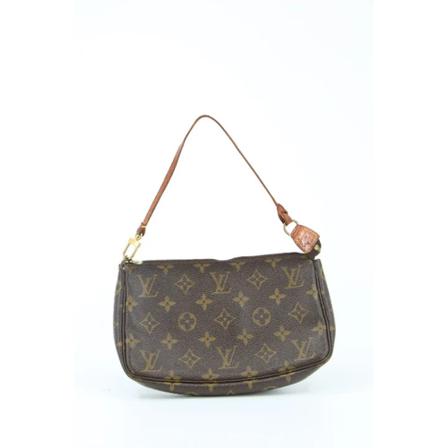 Louis Vuitton Vintage Pre-owned Pochette Accessoires Monogram Tas , Bruin , Dames , Maat: ONE Size Vintage Tassen