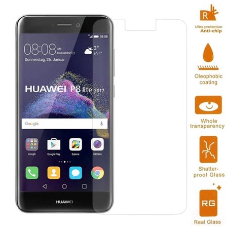 Huawei P8 Lite 2017 Härdat Glas Skärmskydd 0,3mm
