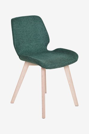 Nordic Furniture Group - Spisebordsstol Emil, 4 pak - Grøn - Stole - Fra Homeroom