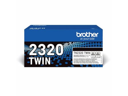 Brother Toner TN2320 2x2,6K svart 2/fp - Lyreco - Toner och bläck - Tonerkassetter - Toner Brother