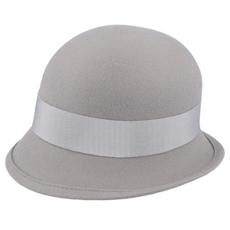 Mayser - Grigio historical Cappello - Nanni Wool Soft Grey Light Cloche @ Hatstore