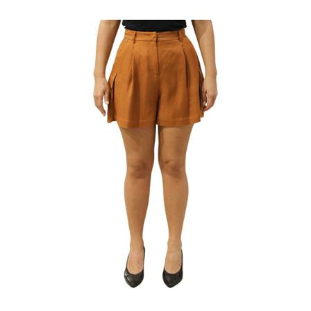 Manila Grace Short Orange, Dame Shorts