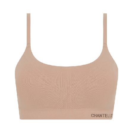 Chantelle Smooth Comfort Wirefree Support T-Shirt Bra Underkläder Dam Beige M