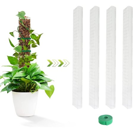 Plant mosstænger af plast til plantepæle og tørvemosstøtter