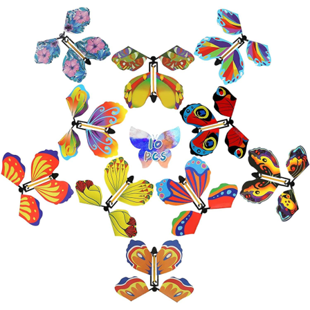 10-pack Magic Butterfly Fairy Toys, Gratulationskortpresenter
