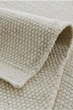 Jotex - Loper Van Wol 80x200 Cm Gebroken Wit Gebroken wit - ZIGGY - Koop Wollen vloerkleden bij Jotex