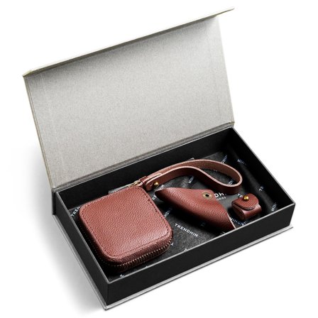Professional Organiser Gift Box | Brown Leather for Men - Gift boxes