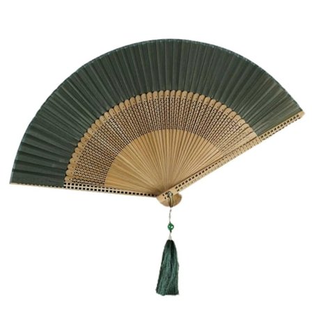 Folde Vifte Vintage Kvast Danse Håndholdt Vifte Bambus Kunstsilke Folde Vifte Bryllupper Xixi