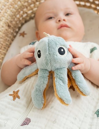 Done by Deer Tiny Rattle Jelly Blue - Blue - 16X 7.5CM