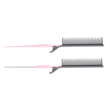 2 stk. hårkammer, spisshalekam, tuperingskam, stripingskam for salonger