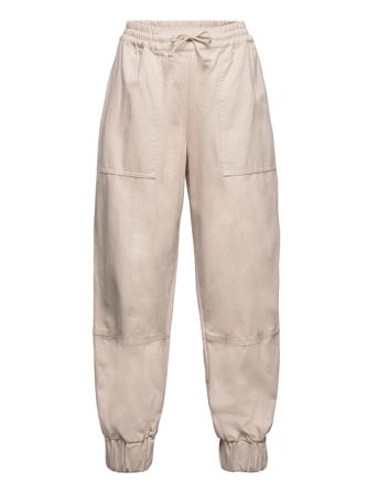 Cargo Trousers Cargo Pants Creme Rosemunde Kids*Betinget Tilbud