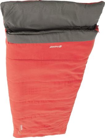 Outwell Celebration Lux synthetic sleeping bags Red Left Zip