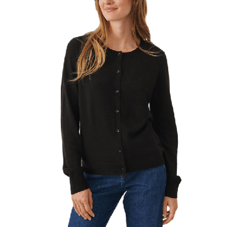 Part Two EllahPW Cardigan Tröjor Dam Svart M