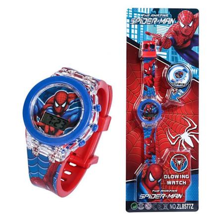 Blinkende Spiderman Børneure til Drenge Tegneseriehaj Mickey Børneure Pige Student Urgaver Gratis Forsendelse SM with box