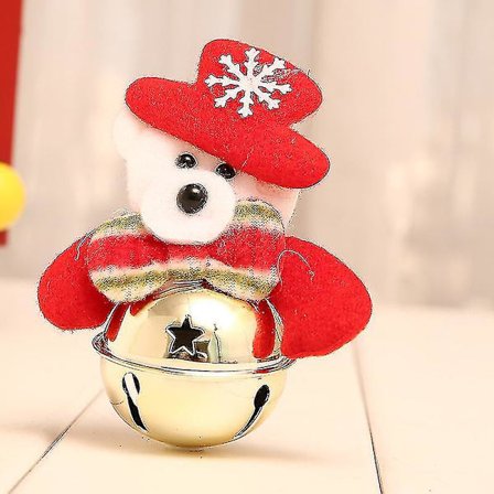 Jultomten snögubbe dockhänge julgransdekoration tillbehör jultillbehör jul klockhänge berlock