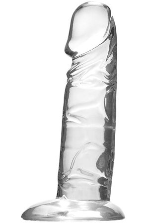 Crystal Pleasures Dildo Clear 15 cm - Woome.pl