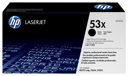 HP 53X svart LaserJet-tonerkassett med hög kapacitet, original, 882780389274