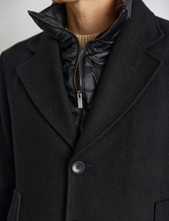 Bruun & Stengade Bs Northland Regular Fit Coat - Black - S