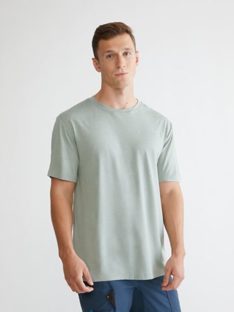 Klättermusen Narfi SS T-Skjorte Herre - Fluorite Grey - XL