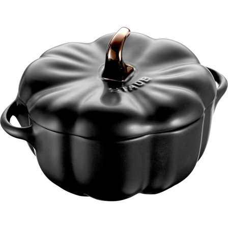 Staub Græskar Cocotte Mat Sort 0,5 liter | KitchenOne