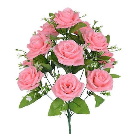 1 Bukett Fancy Konstgjord Blomma Färgbeständig Vacker Konstgjord