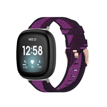 Andningsbart Armband för Fitbit Versa4 Ersättningsarmband för Smartwatch Armband Bärbart