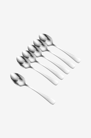 Dorre - Dessertske Classic 6-pak - Sølvfarvet - Bestik - Fra Homeroom