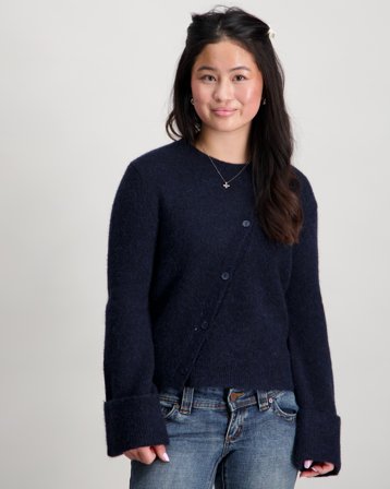 Gina Tricot Young Y knitted sweater Bleu Pulls Fille - Kids Brand Store