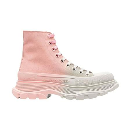 Alexander McQueen, Oversized Sole Ankle Boots Różowy, Kobieta, Rozmiar: 39 EU