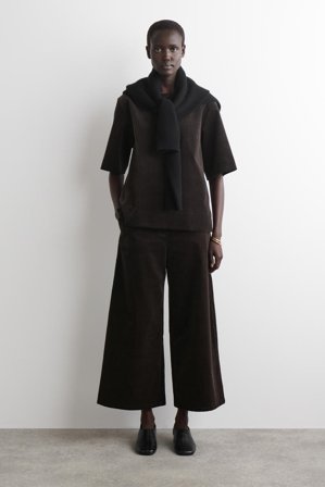 COS Frauen Culottes Aus Cord in Braun