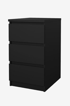 Tvilum - Naia Kommode 3 skuffer - Pakke - Sort - Kommoder - Fra Homeroom