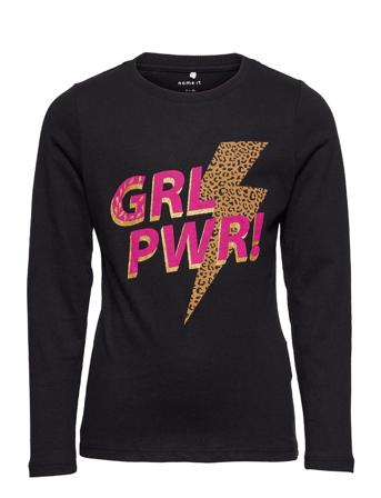 Nkfrnari Ls Top Langærmet T-shirt Sort Name It