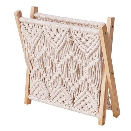 Tidsskriftstativ i bohemstil