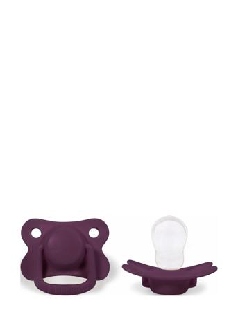 2-Pack Pacifiers - Plum +6 Months Baby & Maternity Pacifiers & Accessories Pacifiers Liila Filibabba