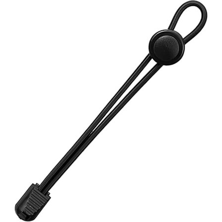 Elastiske skolisser 1 par for voksne/barn, trenger ikke å knyte elastiske låseskolisser (svart)