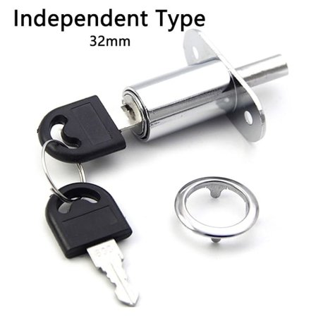 Kam Sylinder Lås Tunge Dør Bolt Lås 32MMUAVHENGIG TYPE