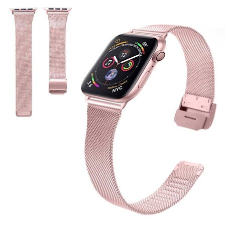 Apple Watch Series 3/2/1 42mm stainless steel watch band - Pink