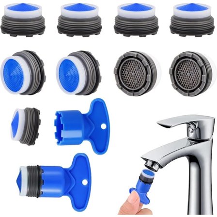 ING 10 kappaletta M18.2 hanan siiviläilmaaja avaimella, vettä säästävä suodatinhanan siiviläilmaaja, hanan ilmaaja, vettä säästävä hanan ilmaaja