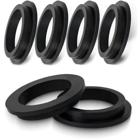 Parti med 6 toriske gummipakninger for Intex bassengpumpe, Intex bassengtilbehør, sandfilter, Intex spa-tetning, torisk pakning pumpe