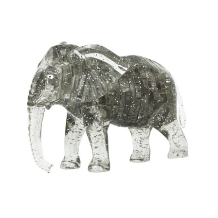 Krystallpuslespill 3D Elefant